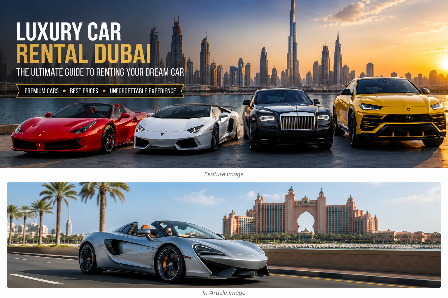 Luxury Car Rental Dubai | Rent Premium Cars at Best Prices